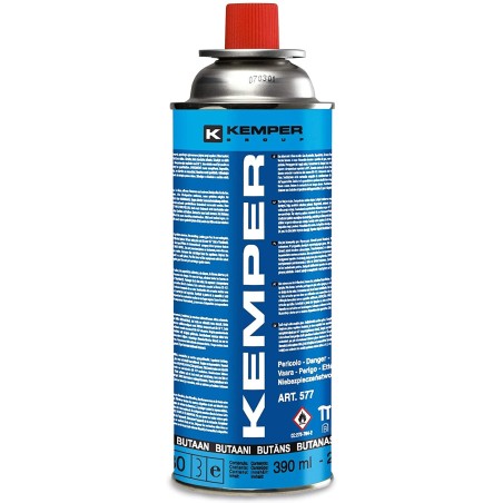 Cartouche de gaz butane 220 gr à baillonnette Réchaud Désherbeur Camping KEMPER