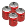 Pack de 4 Cartouches de gaz 500gr Butane/Propane MIX Gaz camping Appareils à gaz ALPENTECH