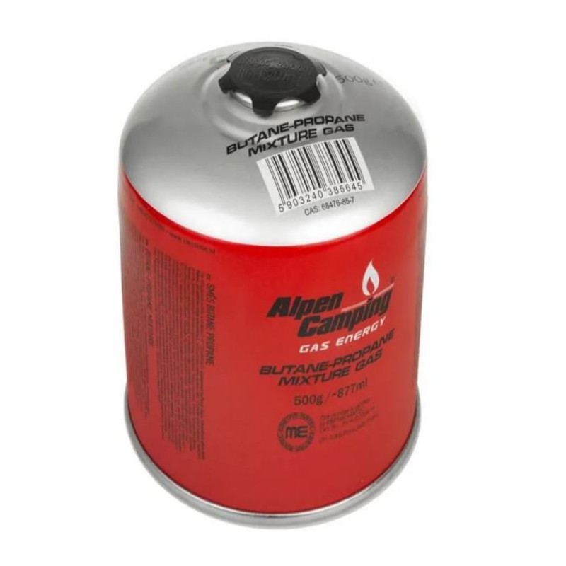 Cartouche de gaz 500gr Butane Propane MIX Gaz camping Appareils à gaz ALPENTECH