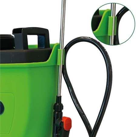 Pulvérisateur Electrique à Batterie Lithium 12V/8AH 16L 6 bars Chargeur Végetaux jardin toitures VITO