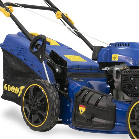 Tondeuse thermique Autotractée 7.5CV Moteur 4T OHV 224 Cm3 Grandes Surfaces de travail GOODYEAR