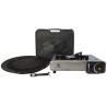 Barbecue à gaz et Réchaud gaz piézo 2200W 2 en1 Camping KEMPER