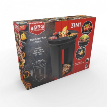 Barbecue à charbon de bois Brasero Teppanyaki Ø 61 x H90 cm BBQ COLLECTION