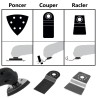 Outil Polyvalent 12V Batterie lithium 1,5Ah 3 en 1 Ponçage Coupe Raclage Ponçeuse sans fil VITO
