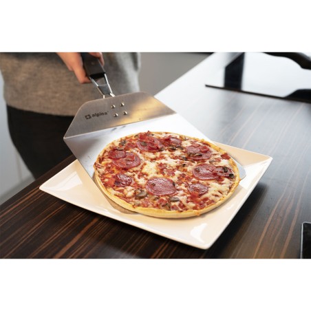 Pelle à pizza Manche pliable 25 x 24 longueur 55cm Aluminium alimentaire Spatule à pizza ALPINA