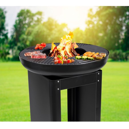 Barbecue à charbon de bois Brasero Teppanyaki Ø 61 x H90 cm BBQ COLLECTION