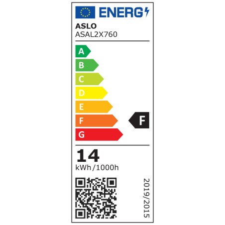 Applique murale extérieure Lampe LED 2x7W 6000K Blanc froid IP65 ASLO