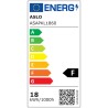 Réglette à LED polycarbonate 18W 615 x 50x 160mm 6000K blanc froid  ASLO