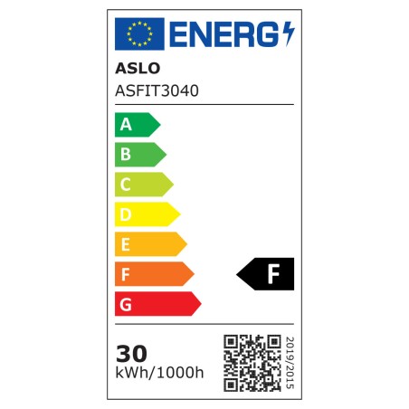 Réglette à LED 30W 4000K 900 x 153 x 21 mm Éclairage Blanc neutre ASLO