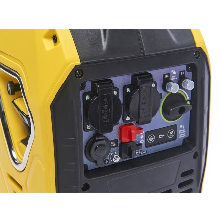 Groupe electrogène Silencieux 2200W Inverter Moteur 4T essence 79 Cm3 CHAMPION Protection AVR Autonomie + 10 heures Generateur