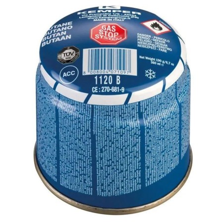 Pack de 36 Cartouches gaz 190g butane perçable sécurité stop-gaz Kemper
