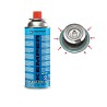 Desherbeur thermique piezo Chalumeau gaz pour cartouche gaz UN2037 encliquetable Brule herbes