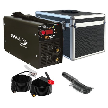 Poste à souder Inverter MMA 15-200A IGBT Numérique Qualité pro Coffre de rangement Proweltek