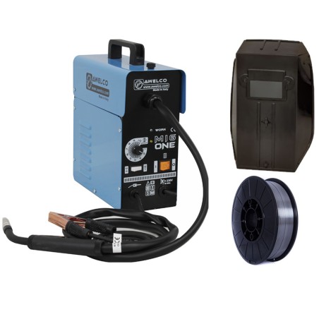 Poste à souder Mig Sans Gaz portable Mig one + fil fourré + Accessoires AWELCO