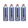 Réchaud à gaz 2 feux 4400W  INOX + Cartouches de gaz ALPEN Camping