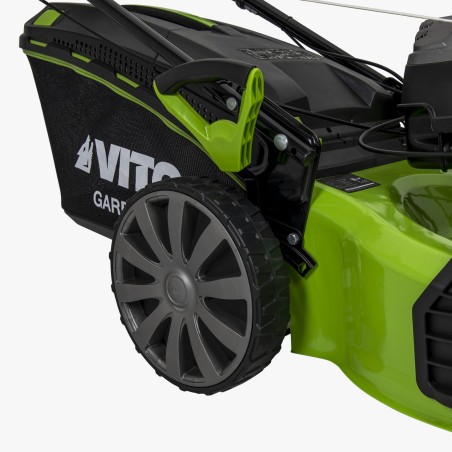 Tondeuse à gazon Autotractée 6,5 CV Pelouses 2000m2 Mulching Bac 65L VITO