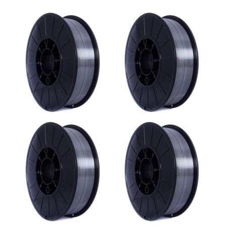 Lot de 4 Bobines de Fil fourré 0.9mm 450g Ø100 mm