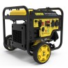Groupe électrogène Hybride 3600W Essence ou Propane  Moteur 4T 224 cm³ Démarrage électrique Autonomie 23h CHAMPION