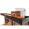 Etabli de garage avec tiroir Panneau perforé et étagère L120 xP60 x H150 cm Charge max 230 kg