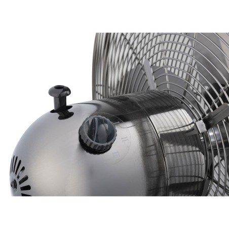 Ventilateur sur Pieds 50W Design, Trépied Télescopique réglable 125-145Cm, 3 vitesses Oscillant Inclinable Lifetime Air