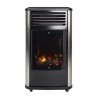 Chauffage à gaz 3.4 KW Mobile Effet feu Manhattan SAHARA
