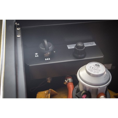 Chauffage à gaz 3.4 KW Mobile Effet feu Manhattan SAHARA