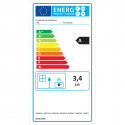 Poêle à gaz Fonte véritable 3.4KW NOIR Chauffage au gaz avec Effet feu de bois Provence UNIVERSAL