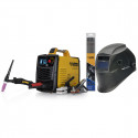 Poste a souder Professionnel inverter MMA TIG 200 Ampères +12 baguettes Ø 2.5 mm + Cagoule LCD + Mallette VITO