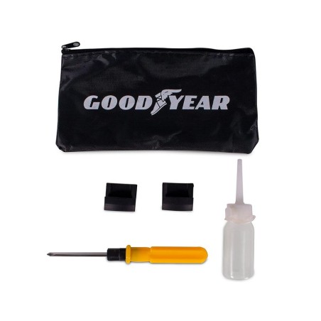 Scie elagage sans fil 16,8V 2 batteries lithium 4Ah Chargeur et kit d'outils inclus Mini Tronçonneuse GOODYEAR