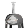 Four à bois Professionnel Cuisson 2 Pizzas INOX 430 Haute qualité 130Kg 400°C Bellanapoli