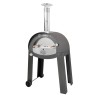 Four à bois Professionnel Cuisson 2 Pizzas INOX 430 Haute qualité 130Kg 400°C Bellanapoli
