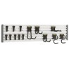 Ensemble de 2 rails 120 cm de rangement 18 accessoires STST22000 STANLEY