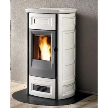 Plaque de protection sol pour poêles 79 x 79 cm Noire Carrée Acier Épaisseur 2 mm 10.2 kg