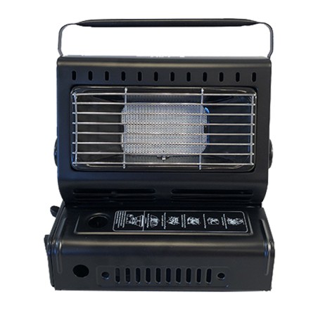 Chauffage à gaz portable 1300W Céramique Peche Outdoor + 28 Cartouches gaz NIKLAS