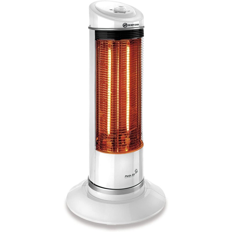 Chauffage d'appoint électrique 1200W Oscillant Surface 25 m² PLEIN AIR