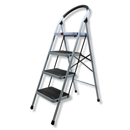 Escabeau Marche-pied pliant 4 niveaux Portée Max 150 kg BRIXO