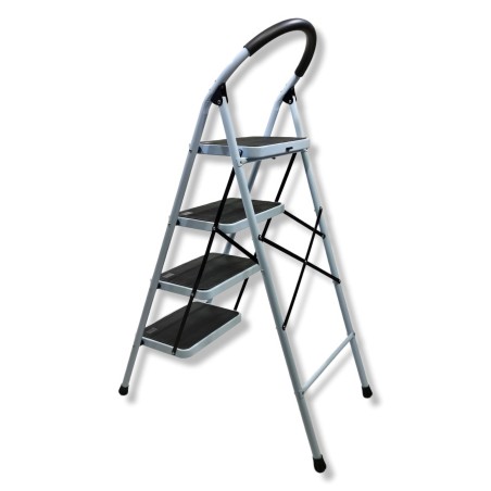 Escabeau Marche-pied pliant 4 niveaux Portée Max 150 kg BRIXO
