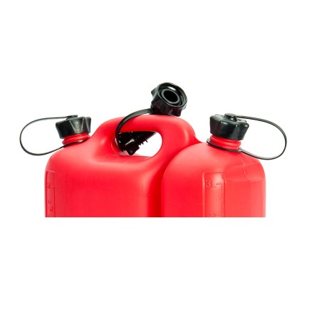 Jerrican à essence 5L et huile 3L Combiné Bec verseur Poignée de transport VITO