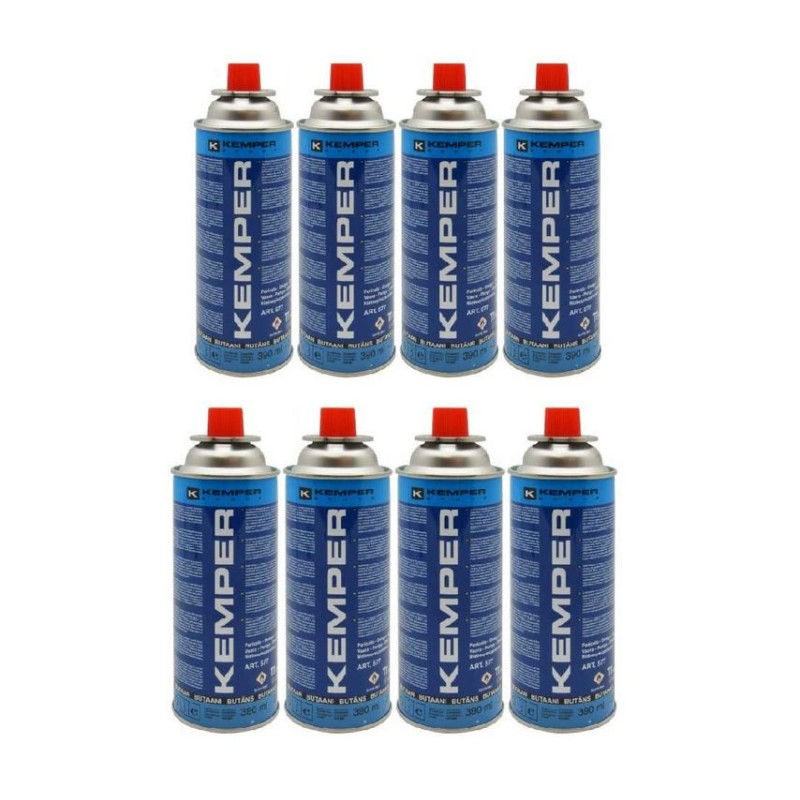 Pack de 8 Cartouches gaz 227g Butane KEMPER
