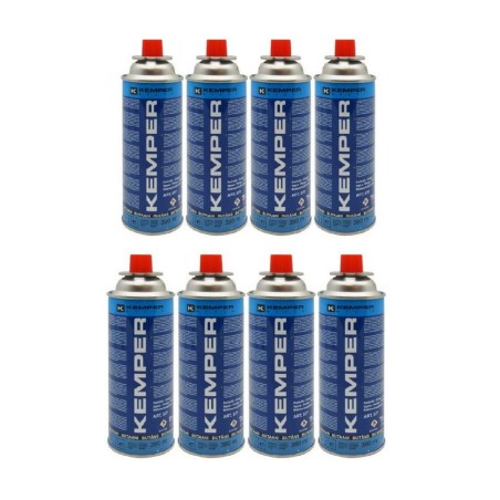 Pack de 8 Cartouches gaz 227g Butane KEMPER
