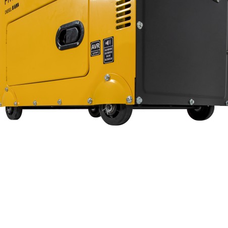 Groupe électrogène Diesel 8 KVA Mono et Triphasé  4T 12CV 498 cm³ 6500W Démarreur électrique Autonomie 8h VITO