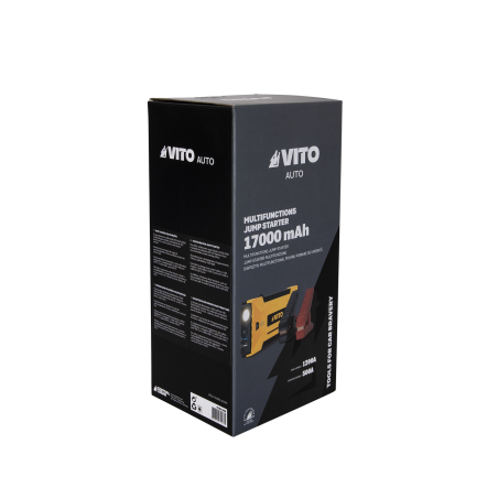 Chargeur de Batterie 12V 17000mAh Démarreur Station de charge portable VITO