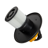 Aspirateur de cendres 20V + Batterie lithium 2Ah Cuve inox 12L + Filtre HEPA + Chargeur VITO
