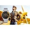 Montre Homme Watch Ø 46 mm Bracelet Inox Résistance à l'eau 100 m CAT