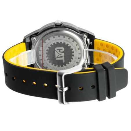 Montre Watch Insignia Ø 43 mm Noir/Jaune ABS Bracelet Silicone CAT