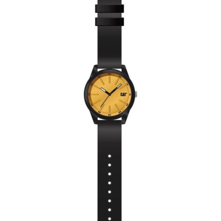 Montre Watch Insignia Ø 43 mm Noir/Jaune ABS Bracelet Silicone CAT