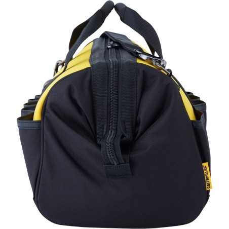 Sac à outils 28Litres 10 poches ext. Fond renforcé Bandoulière réglable Sac de chantier CAT