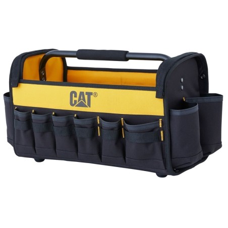 Sac à outils 12L Polyester / PVC 1 poche intérieure 16 poches extérieures CAT