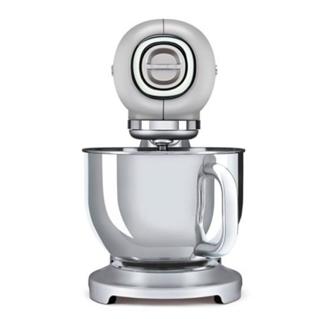 Robot patissier SMEG Gris métal 800W 4.8L 10 vitesses Accessoires inclus