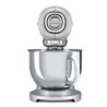Robot patissier SMEG Gris métal 800W 4.8L 10 vitesses Accessoires inclus